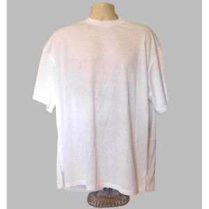 DAC Athletic Club Dry Fit Shirt Mens XL White Go Dry High Neck Golf Short Sleeve